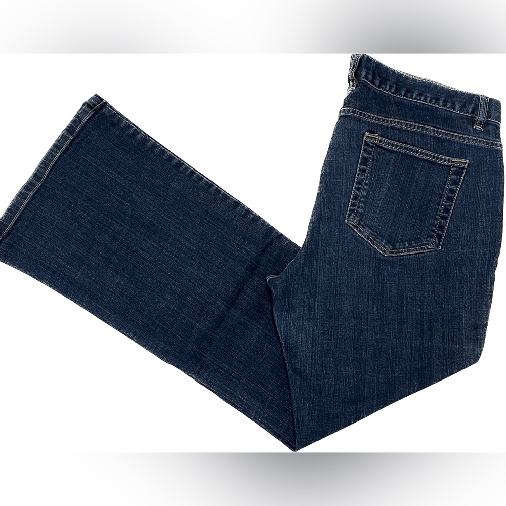Lands End Stretch Bootcut Jeans Sz 14